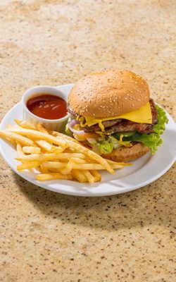 Grilled Chicken Burger + FF